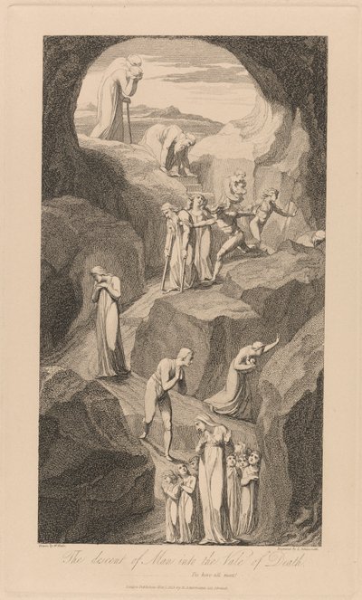 El descenso del hombre al Valle de la Muerte de Luigi Schiavonetti