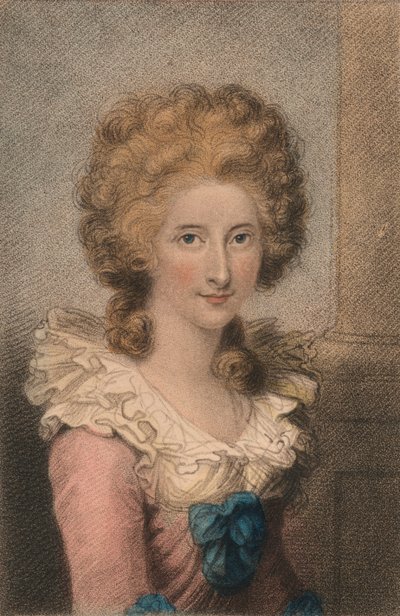 La Honorable Sra. Damer, 1794 de Luigi Schiavonetti