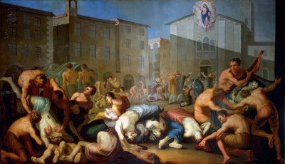 La peste de 1630, fresco de Luigi Vacca de Luigi Vacca