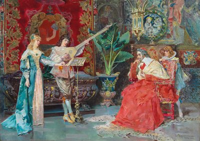 Un interludio musical, 1881 de Luis Alvarez Catalá