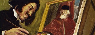 El artista francés Gericault estaba en deuda con el arte de Tintoretto (litografía en color). de Luis Arcas Brauner