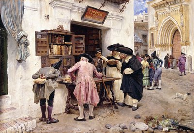 Los Bibliófilos, 1879 de Luis Jimenez y Aranda