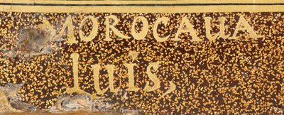 (detalle) de un cofre de exportación abovedado, período Edo, mediados del siglo XVII de Luis Morocaua or Murakawa