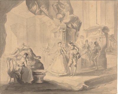 Baile en un palacio de Luis Paret y Alcazar