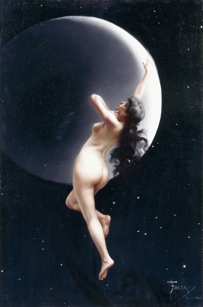 La ninfa de la luna de Luis Riccardo Falero