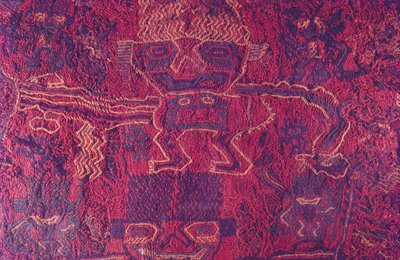 Textiles, Cultura Paracas, Perú, 2015 de Luis Rosendo.