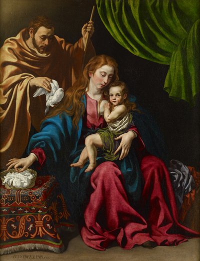 La Sagrada Familia, 1613 de Luis Tristan de Escamilla