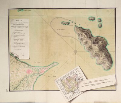 Mapa de Callao y Lima de Luis de Surville