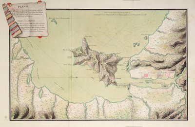 Plano del Puerto y Rio Guayaquil en el Mar de el Sur de Luis de Surville