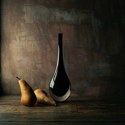 Naturaleza muerta de peras de Moody de Luiz Laercio
