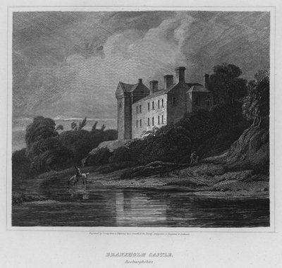 Castillo de Branxholm, Roxburghshire de Luke (after) Clennell