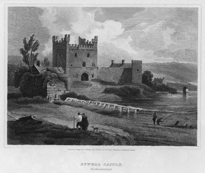 Castillo de Bywell, Northumberland de Luke (after) Clennell