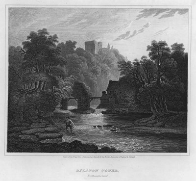 Torre de Dilston, Northumberland de Luke (after) Clennell