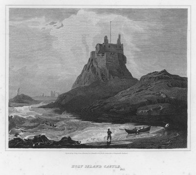 Castillo de Holy Island de Luke (after) Clennell