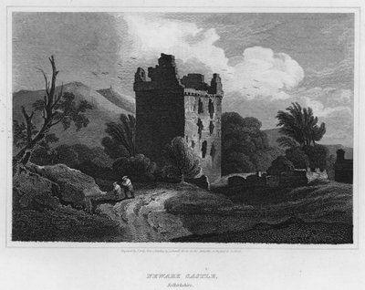 Castillo de Newark, Selkirkshire de Luke (after) Clennell