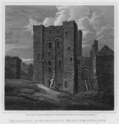 El Castillo, en Newcastle, Northumberland de Luke (after) Clennell