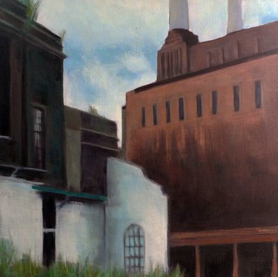 Powerstation, 2011 (óleo sobre lienzo) de Luke M Walker