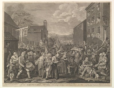La marcha a Finchley, 12 de junio de 1761 de Luke Sullivan