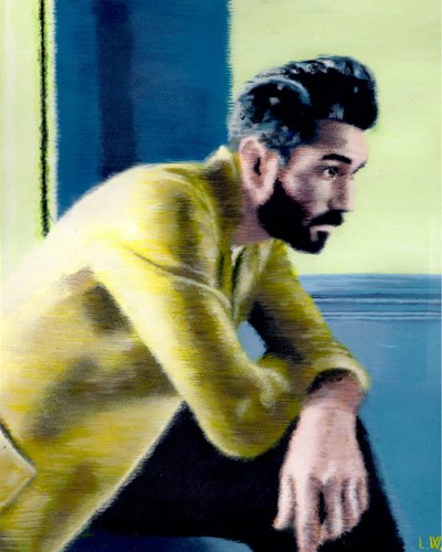 A Style but Grace, c.2013 (pintura acrílica sobre papel) de Luke Waller