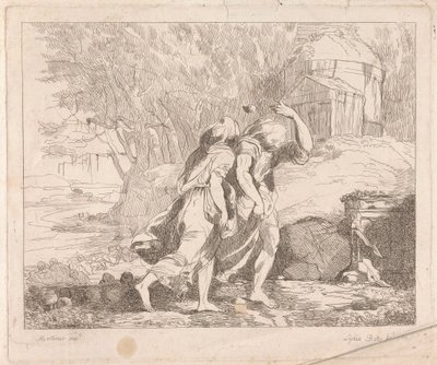 Deucalión y Pirra tras el Diluvio de Lydia Bates