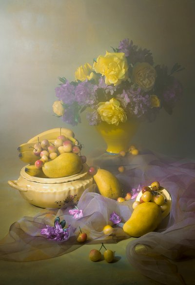Frutas y flores elegantes de Lydia Jacobs