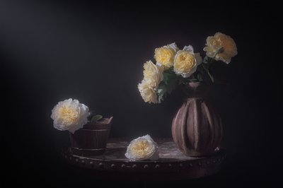 Elegantes rosas amarillas de Lydia Jacobs