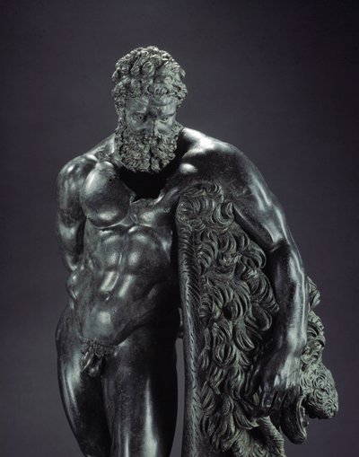 Heracles en reposo (detalle) de Lysippos (attributed to)