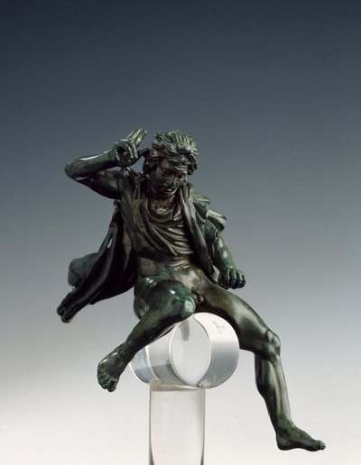 Arte griego: "El rey de Macedonia Alejandro Magno (356-323 a.C.) a caballo". Escultura en bronce de Lisipo de Sición (395-305 a.C.) Siglo IV a.C. Roma Museo Nacional de Villa Giulia Italia de Lysippos (attributed to)