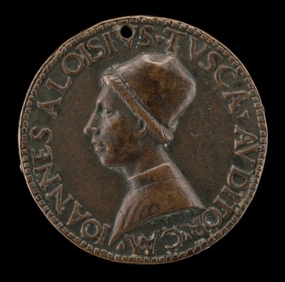 Giovanni Alvise Toscani, c. 1450-1478, Jurisconsulto Milanés, Abogado Consistorial [anverso] de Lysippus Junior