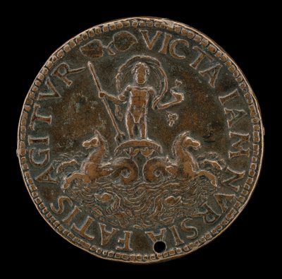 Neptuno en un carro marino de Lysippus Junior