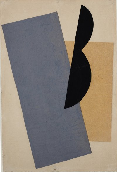 Composición Azul-Amarillo-Negro de Lyubov Sergeevna Popova