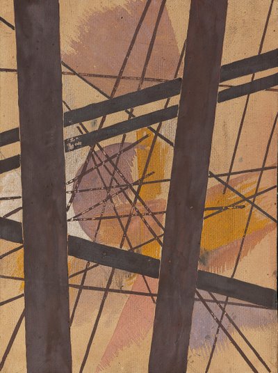 Construcción de la Fuerza Espacial, ca. 1921-1922 de Lyubov Sergeyevna Popova