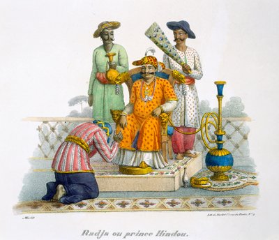 Un Raja, o Príncipe Hindú, 1827-35 de M.E. Burnouf