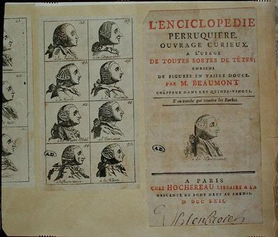 Enciclopedia de Peluqueros, publicada en París de M. Beaumont