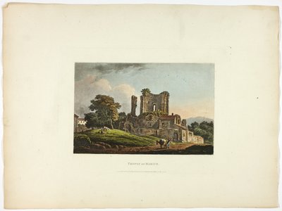 Trofeo de Mario, placa treinta y uno de las Ruinas de Roma de M. Dubourg
