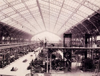 La sala de máquinas en la Exposición de París, de L