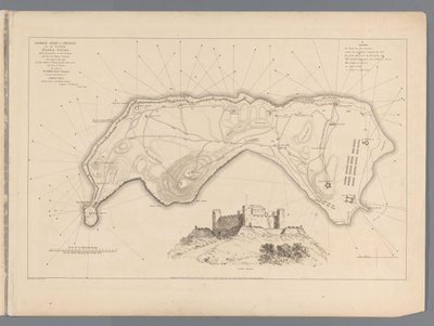 Conquista de Banda por los ingleses el 9 de agosto de 1810 Relato ilustrativo del espléndido logro del Capitán Cole en la captura de la isla de Banda (título sobre el objeto) de M. Graham