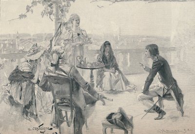 Napoleón en sociedad en Valence de M. Haider