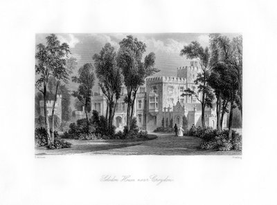 Casa Selsdon cerca de Croydon, siglo XIX de M. J. Starling