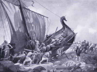 Magnus navega alrededor del Mull de Cantyre AD1098, años 1920 de M. Mackinlay