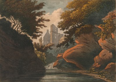Castillo de Rosline, 1800 de M. Merigot
