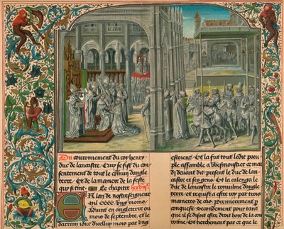 La coronación de Enrique IV de Inglaterra, c. 1399, 1907 de M Pfauth