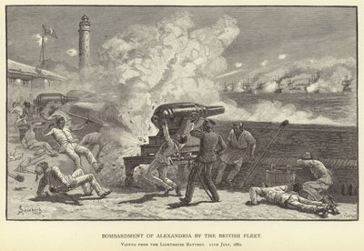 Bombardeo de Alejandría por la flota británica de M. Schonberg