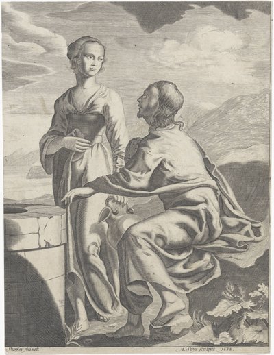 Cristo y la mujer samaritana de M. Suys