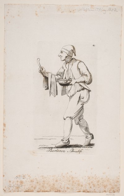 El barbero en Steenløse de M. W. Schmith