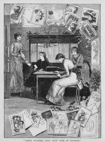 Buenos deseos ahora están en temporada, 1882 de M. Walker