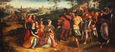 Coriolano y Volumnia de Maarten de Vos
