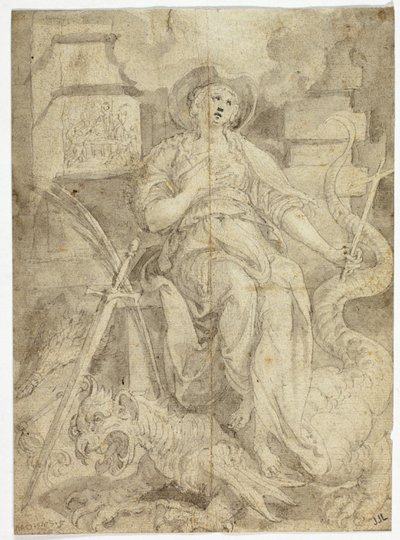 Estudio para Santa Margarita de Maarten de Vos
