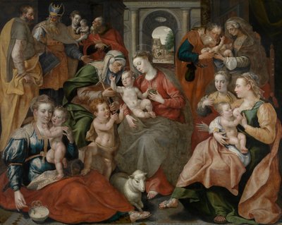 La familia de Santa Ana de Maarten de Vos
