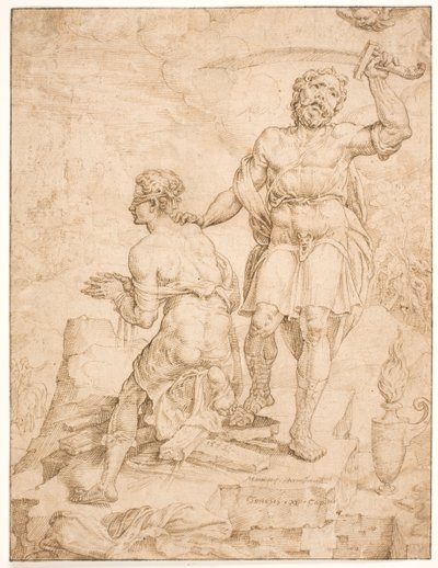 El Sacrificio de Abraham de Maarten van Heemskerck